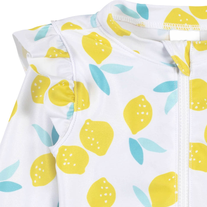 Baby & Toddler Girls Lemon Squeeze Rash Guard-Gerber Childrenswear