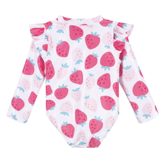 Baby & Toddler Girls Summer Blossom Rash Guard-Gerber Childrenswear