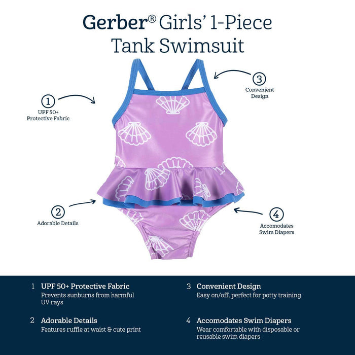 Baby & Toddler Girls Vacation Vibes One-Piece Swimsuit