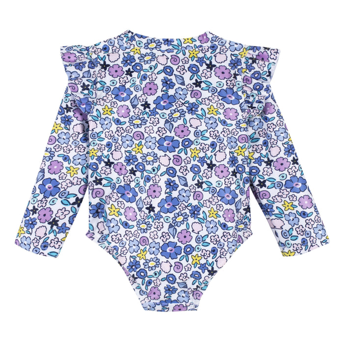 Baby & Toddler Girls Vacation Vibes Rash Guard-Gerber Childrenswear