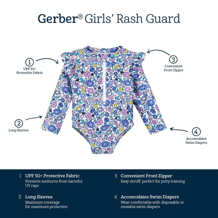 Baby & Toddler Girls Vacation Vibes Rash Guard