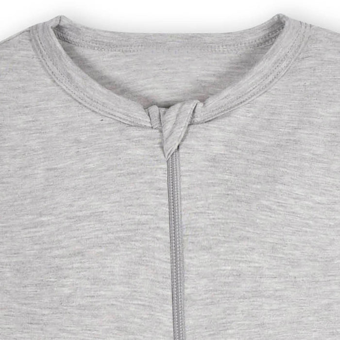 Baby & Toddler Gray Heather Buttery-Soft Viscose Made from Eucalyptus Snug Fit Footed Pajamas