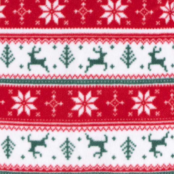 Baby & Toddler Neutral Deer Fairisle Footed Fleece Pajamas
