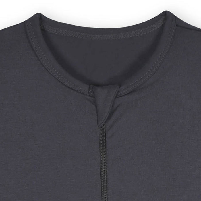 Baby & Toddler Charcoal Buttery-Soft Viscose Made from Eucalyptus Snug Fit Footed Pajamas