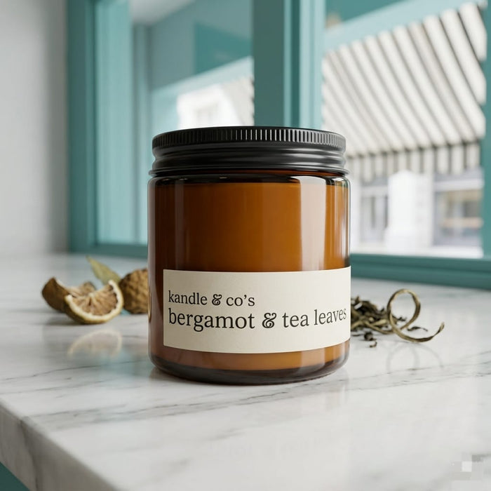Bergamot Tea Leaves Candle - Tayyib Store - Kandle & Co's - Lahore