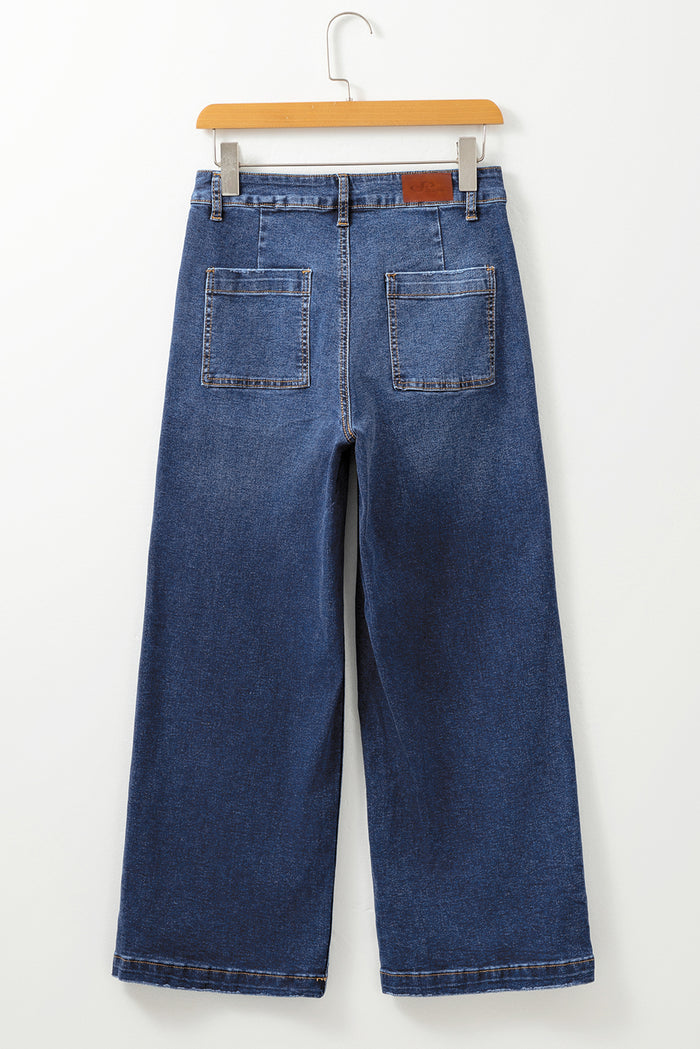 Bluant Mimimalist Patch Pocket Womens Shift Shift Jeans