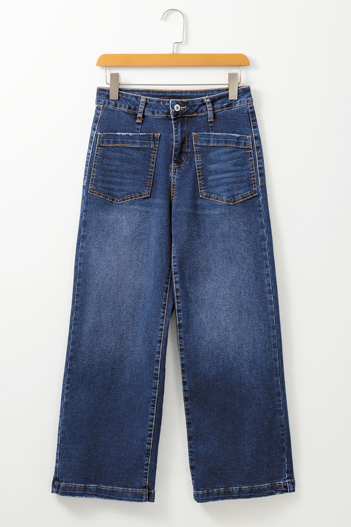 Bluant Mimimalist Patch Pocket Womens Shift Shift Jeans