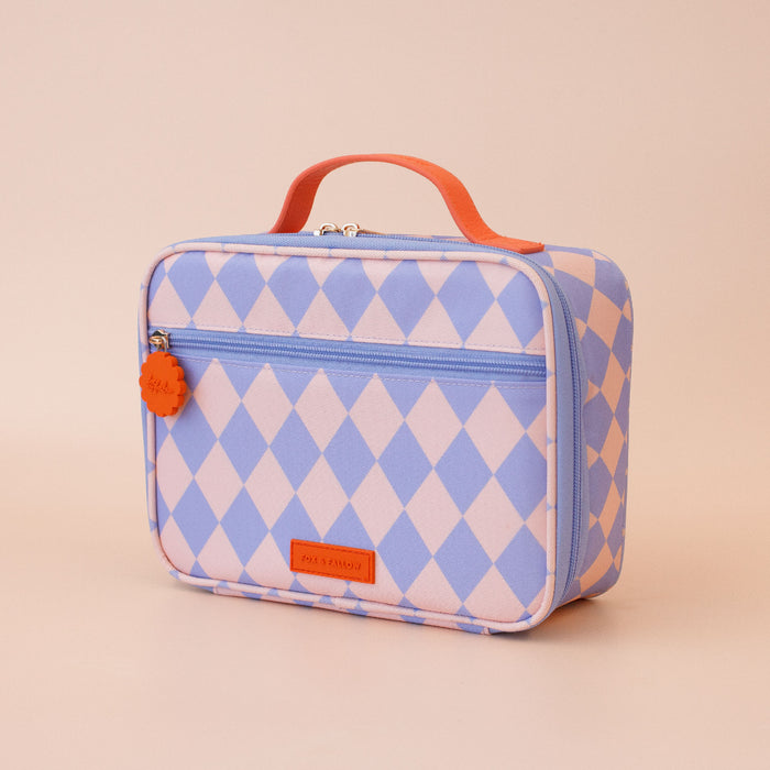 Blue Diamonds Mini Lunch Bag - SECONDS