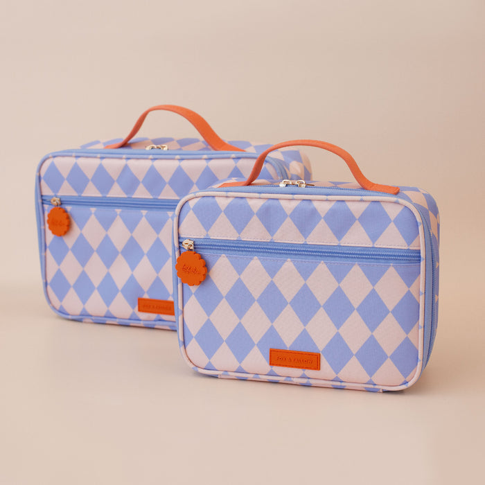 Blue Diamonds Mini Lunch Bag - SECONDS
