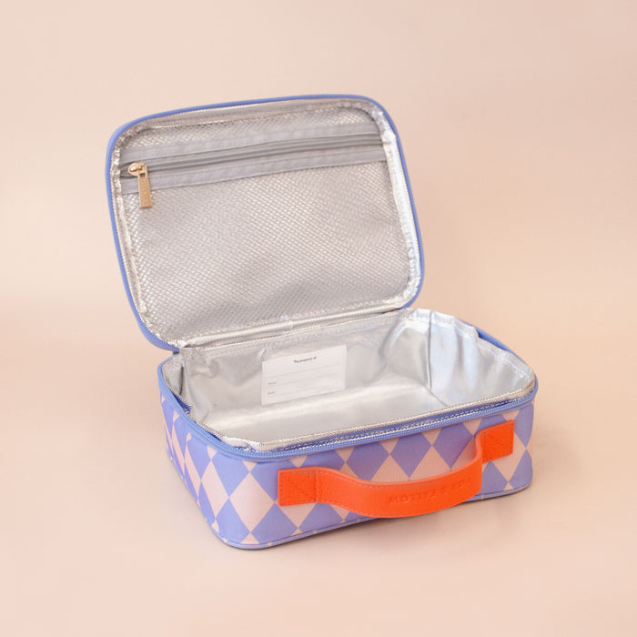 Blue Diamonds Mini Lunch Bag - SECONDS