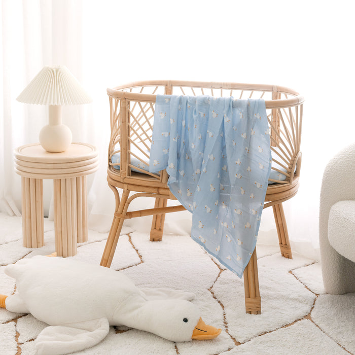 Blue Ducks Muslin Wrap Swaddle - PRE-ORDER (OCTOBER)