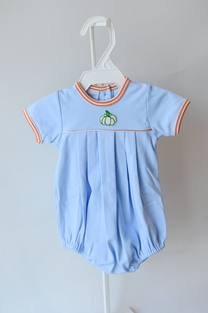 Blue Mini Pumpkin Boy Bubble