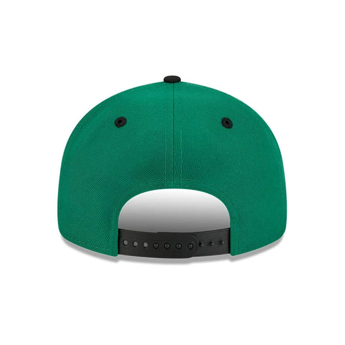Pictured is this NBA Chainstitch Script Boston Celtics Retro Crown 9FIFTY cap in green. 7