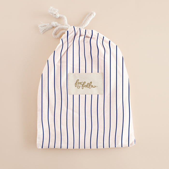 Breton Stripe Organic Fitted Cot Sheet