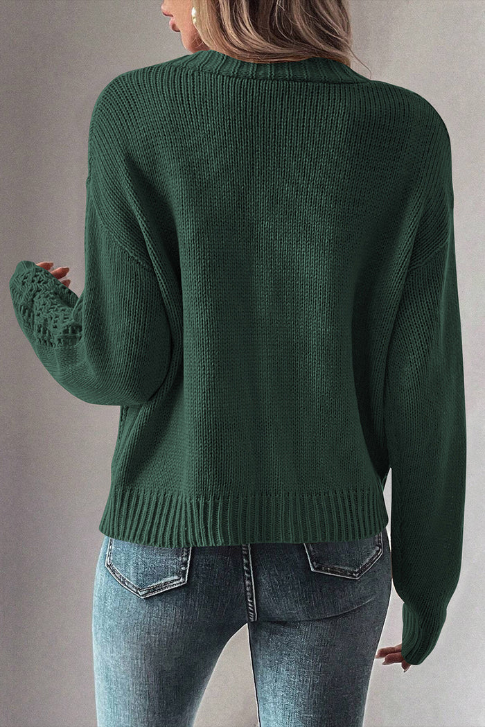 Cardigan pull en tricot ouvert à épaules tombantes Canton *-A WOMAN WE LOVE