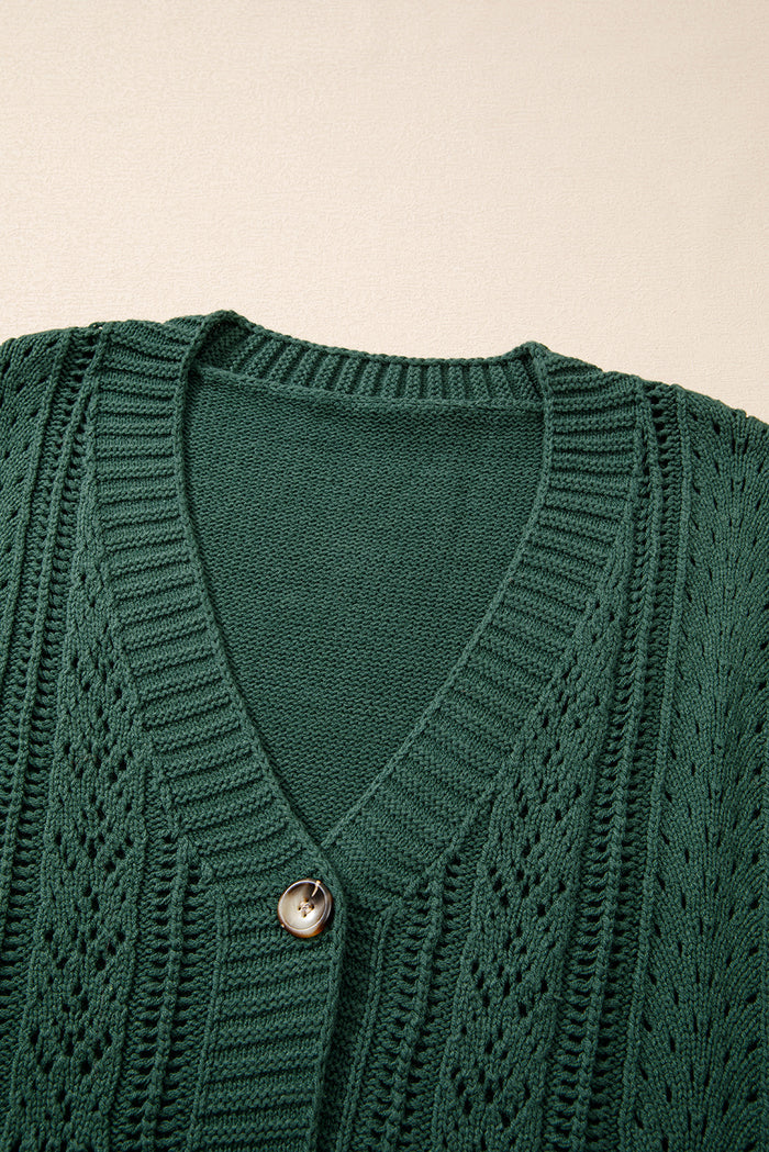 Cardigan pull en tricot ouvert à épaules tombantes Canton *-A WOMAN WE LOVE