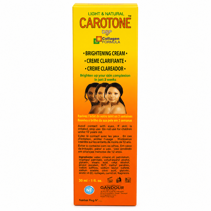 Carotone Brightening Cream | Hydrating Skin Care - Yado African & Caribbean Market