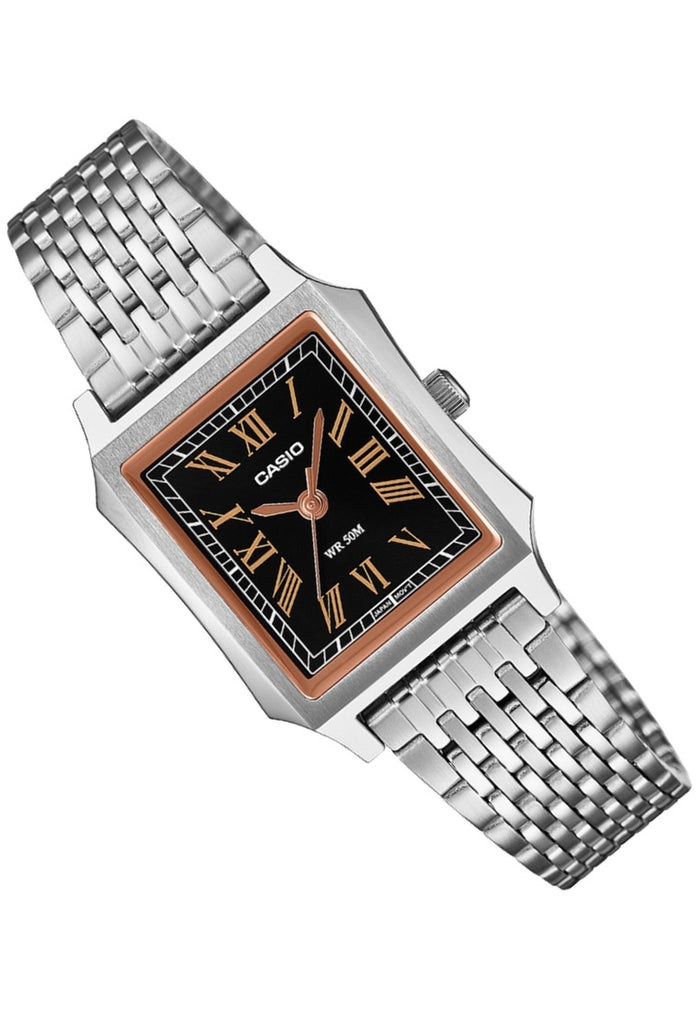 Casio Analog Stainless Steel Strap Watch for Women LTP-B190D-1BVDF-Watch Portal Philippines