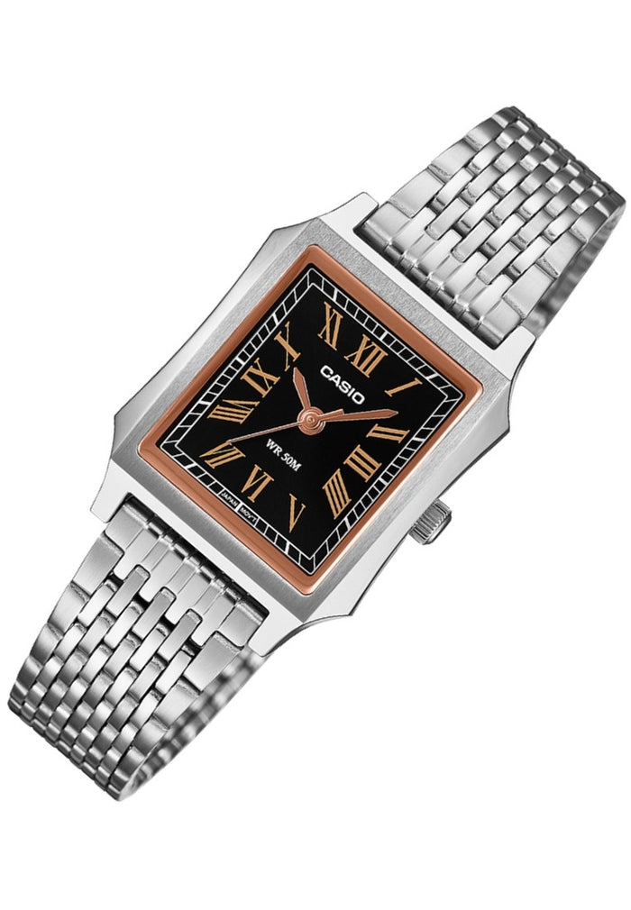 Casio Analog Stainless Steel Strap Watch for Women LTP-B190D-1BVDF-Watch Portal Philippines