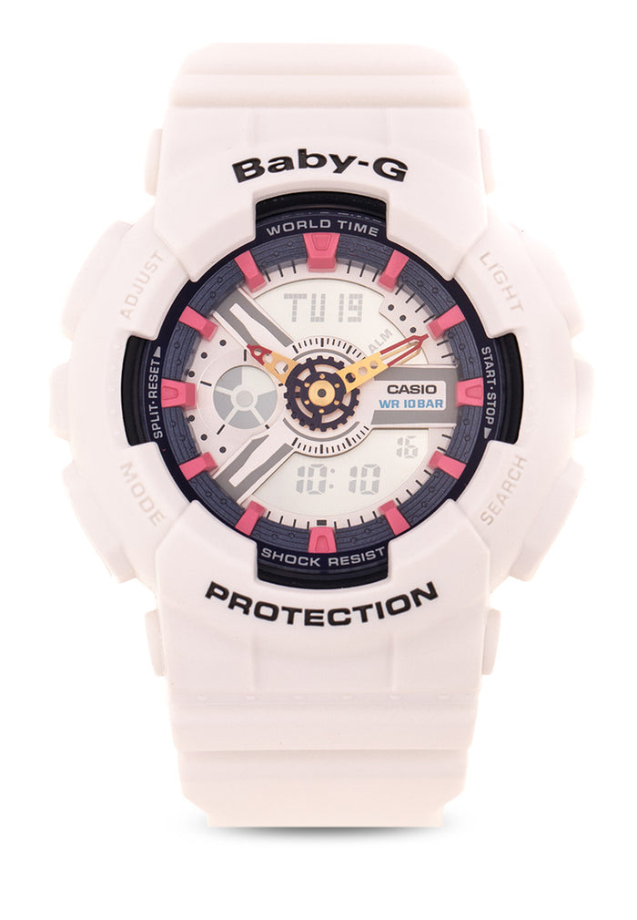 Casio Baby-g BA-110SN-7A Digital Analog Rubber Strap Watch for Women-Watch Portal Philippines