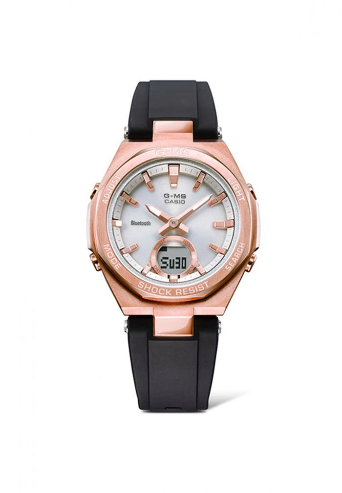 Casio Baby-g MSG-B100G-1A Solar Digital Analog Rubber Strap Watch For Women-Watch Portal Philippines