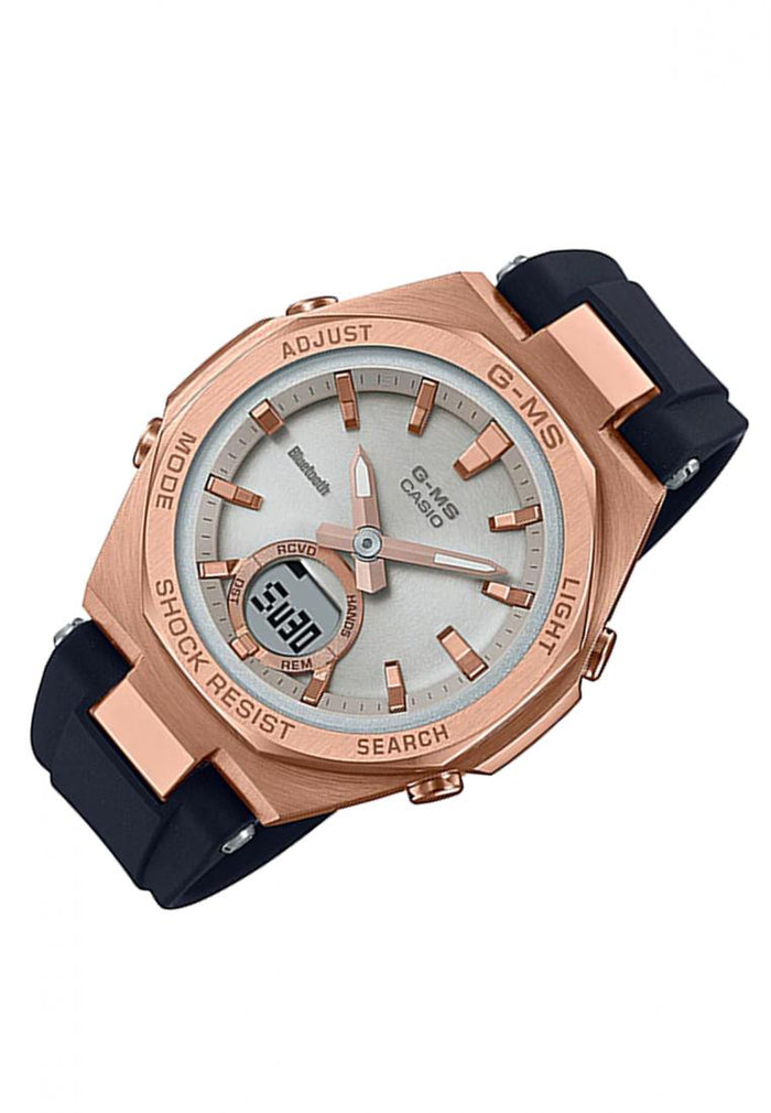Casio Baby-g MSG-B100G-1A Solar Digital Analog Rubber Strap Watch For Women-Watch Portal Philippines