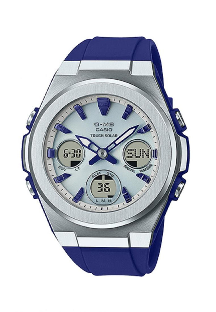Casio Baby-g MSG-S600-2A Solar Digital Analog Rubber Strap Watch For Women-Watch Portal Philippines