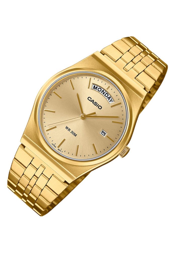 Casio MTP-B146G-9A Analog Stainless Steel Band Watch For Men-Watch Portal Philippines