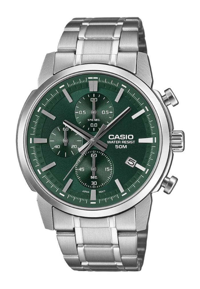 Casio MTP-E510D-3A Analog Stainless Steel Strap Watch for Men-Watch Portal Philippines