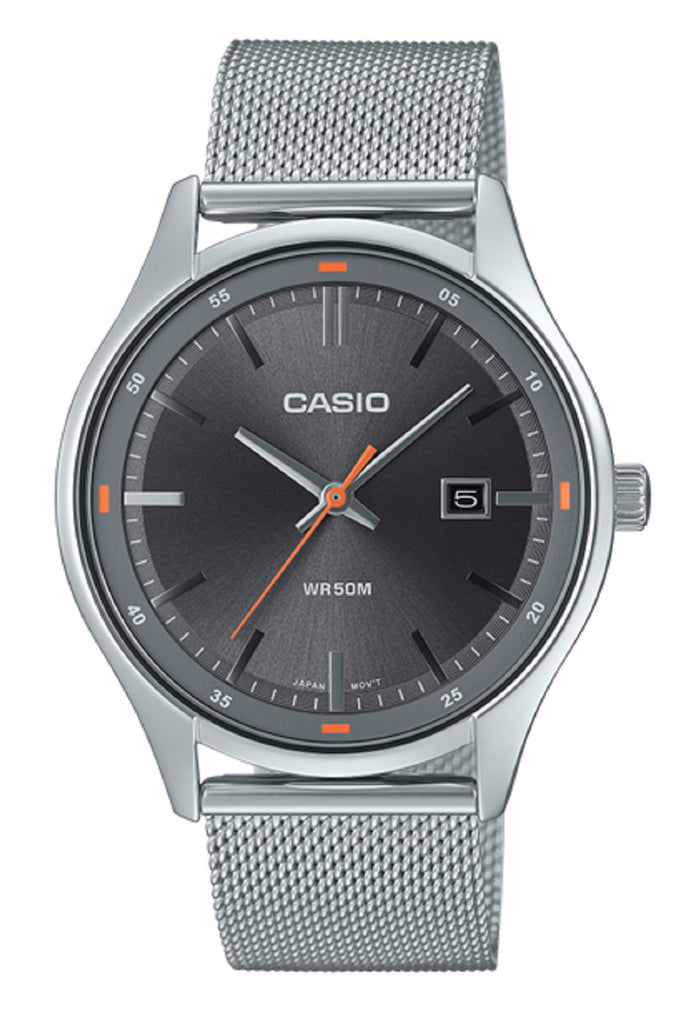 Casio MTP-E710M-8A Analog Stainless Steel Strap Watch For Men-Watch Portal Philippines