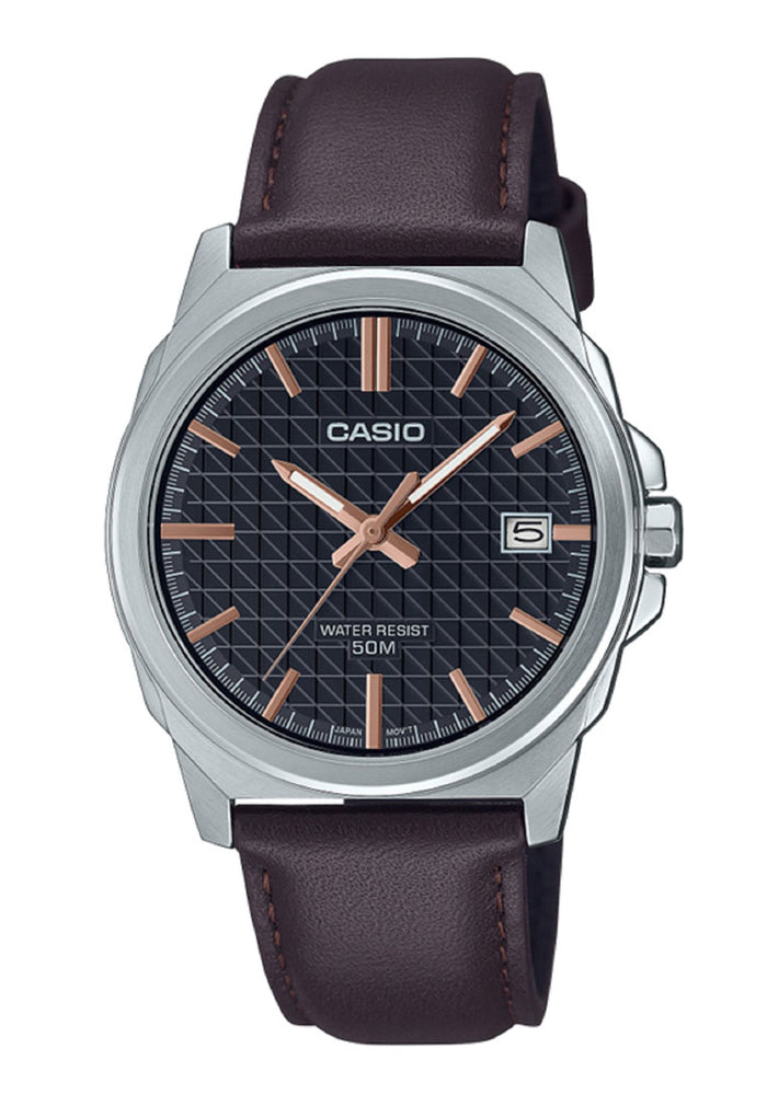 Casio MTP-E720L-5A Analog Leather Strap Watch for Men-Watch Portal Philippines