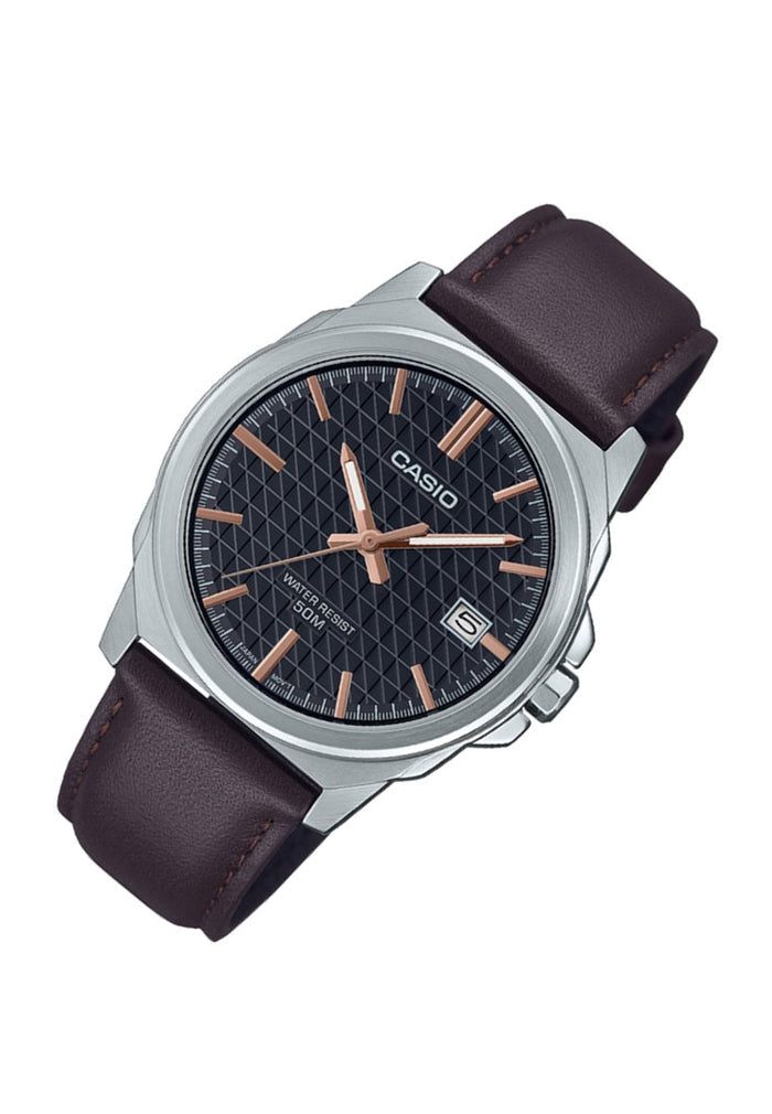 Casio MTP-E720L-5A Analog Leather Strap Watch for Men-Watch Portal Philippines