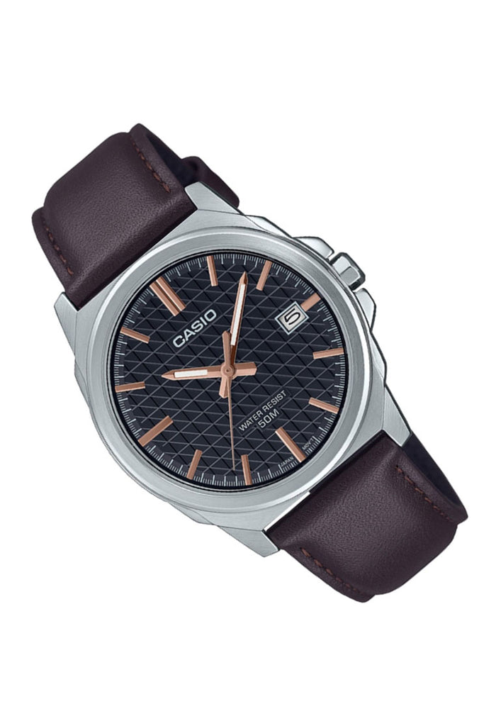 Casio MTP-E720L-5A Analog Leather Strap Watch for Men-Watch Portal Philippines