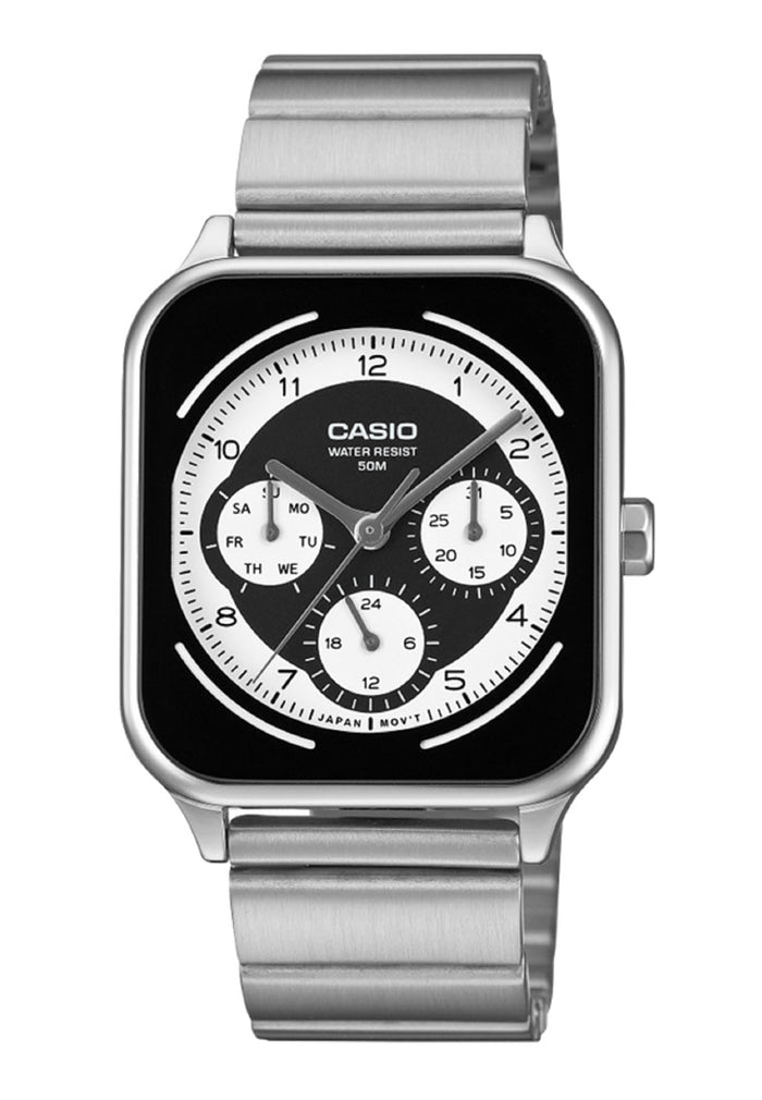 Casio MTP-M307D-1B Analog Stainless Steel Strap Watch for Men-Watch Portal Philippines