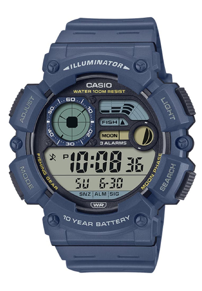 Casio WS-1500H-2A Digital Rubber Strap Watch For Men-Watch Portal Philippines