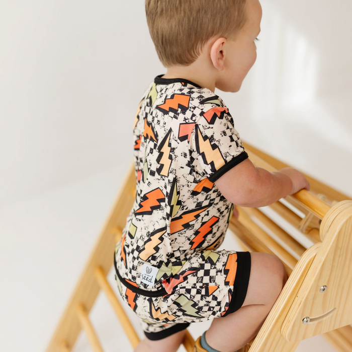 Charged Up Shorty Romper Luxe Edition | Cotton Bamboo Blend