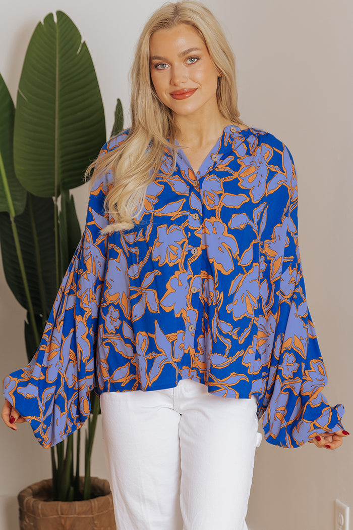 Chemise ample boutonnée à manches chauve-souris *-A WOMAN WE LOVE