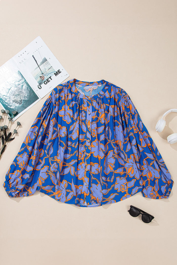 Chemise ample boutonnée à manches chauve-souris *-A WOMAN WE LOVE