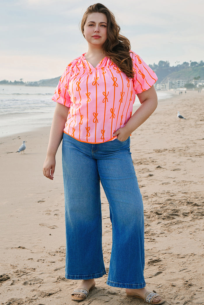 Chemisier grande taille à manches bouffantes *-A WOMAN WE LOVE
