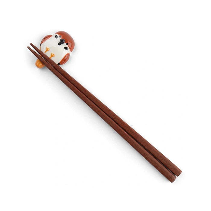 Chopstick Rest - Sparrow - in use