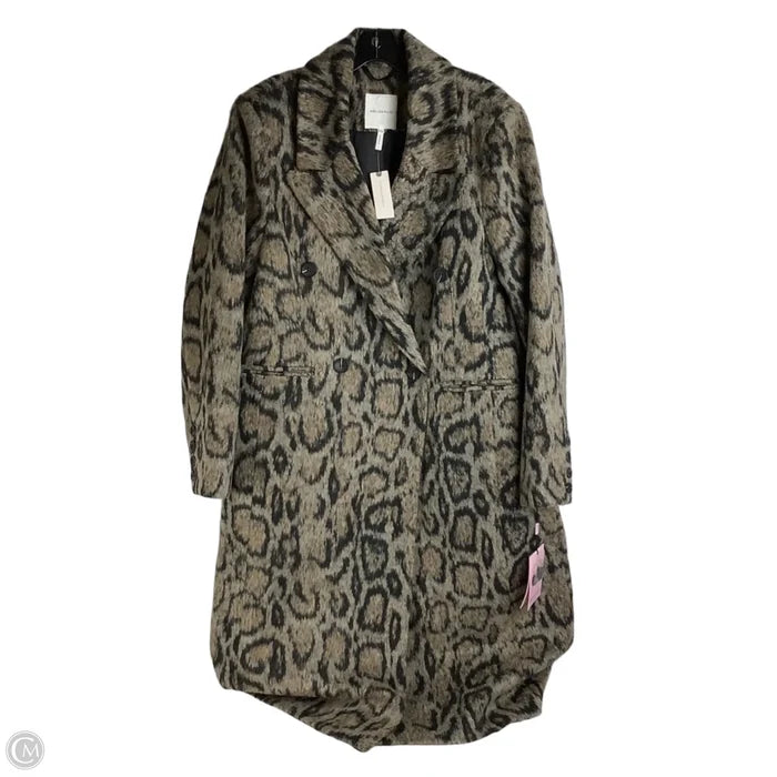 Coat Faux Fur & Sherpa By Avec Les Filles In Animal Print, Size: Xl