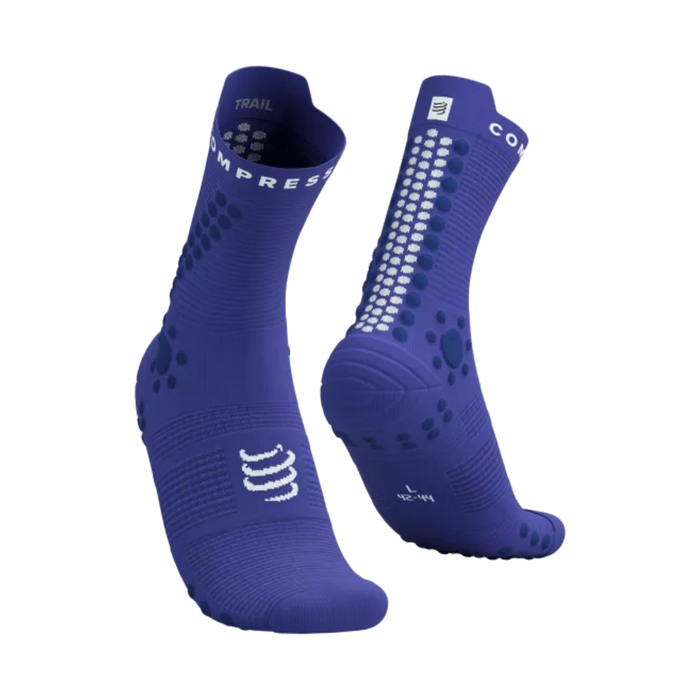 Compressport Unisex Pro Racing Socks V4.0 Trail in Dazz Blue/Blues SS26