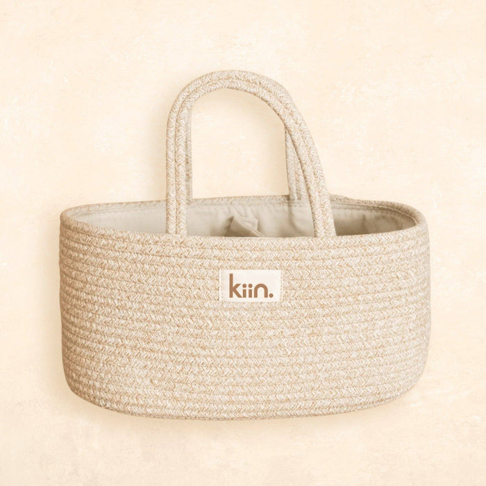 Cotton Rope Nappy Caddy Organiser
