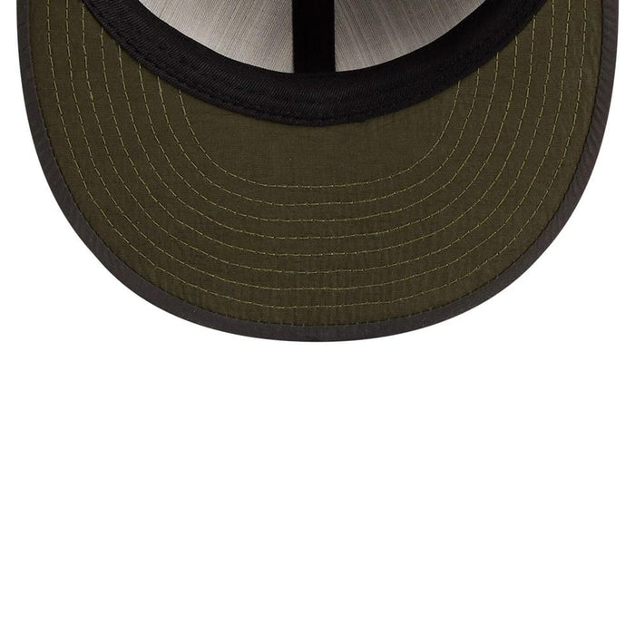 Pictured is this MLB Nylon Detroit Tigers Retro Crown 9FIFTY cap in black. 7