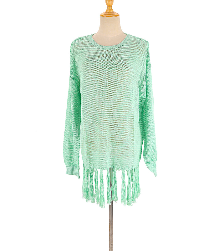 ✨ DOUCE ÉVASION – La robe maille  verte qui sublime vos instants d’été