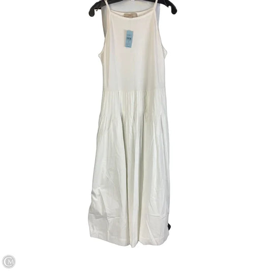 Dress Casual Maxi By Loft In White, Size: 12p