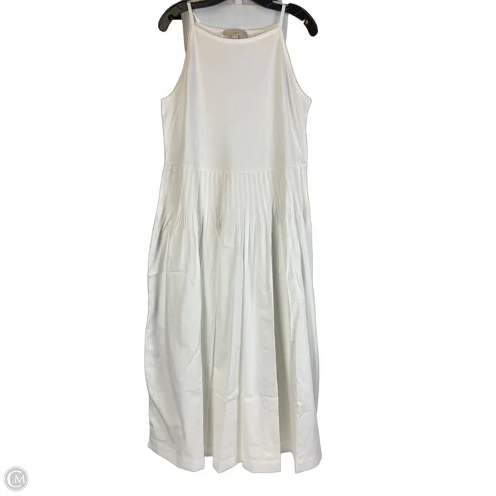 Dress Casual Maxi By Loft In White, Size: 14