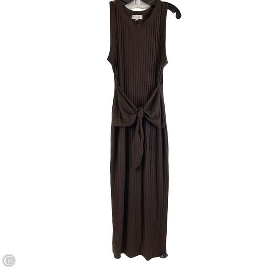 Dress Casual Maxi By Michael Stars In Brown, Size: Mp