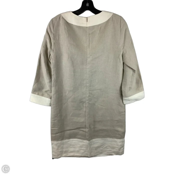 Dress Casual Midi By Michael By Michael Kors In Tan, Size: S