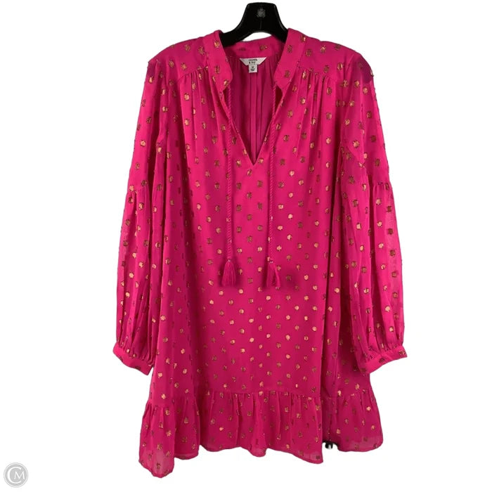 Dress Casual Short By Crown And Ivy In Pink, Size: M